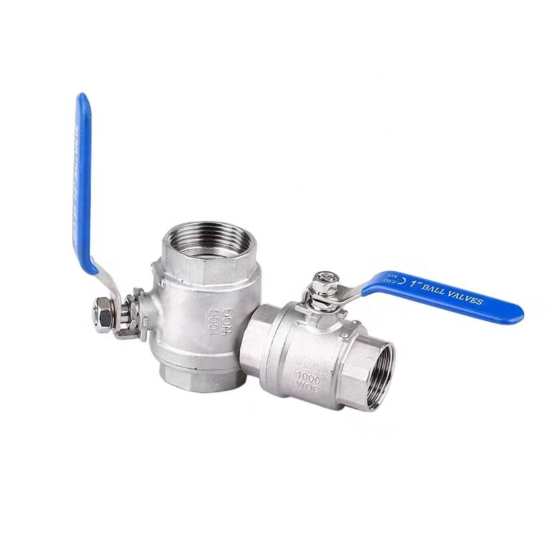 Custom SS 304 Ball Valve 3A DIN NPT BSPT BSPP Head Code Cylindrical Silver 2