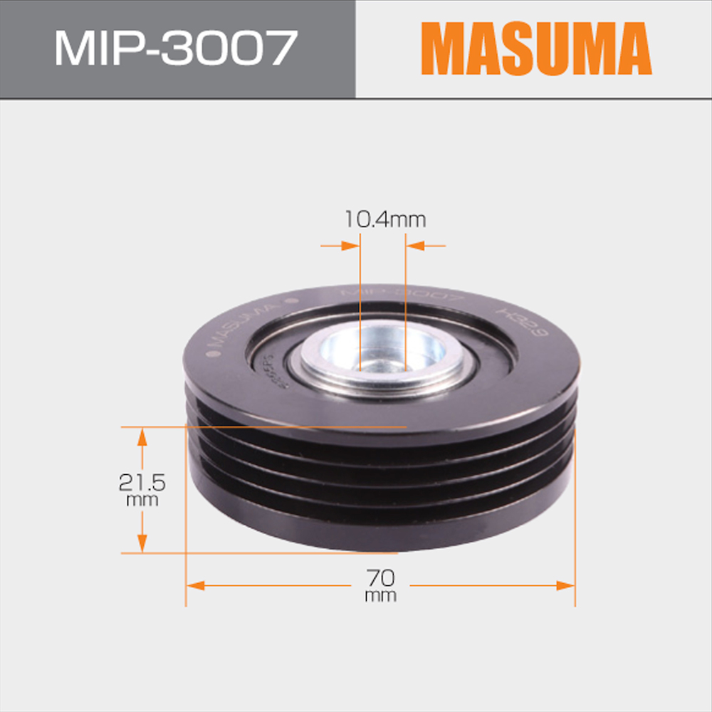 Yes MIP-3007 MASUMA timing tensioner pulley belt MN137552 for MITSUBISHI COLT