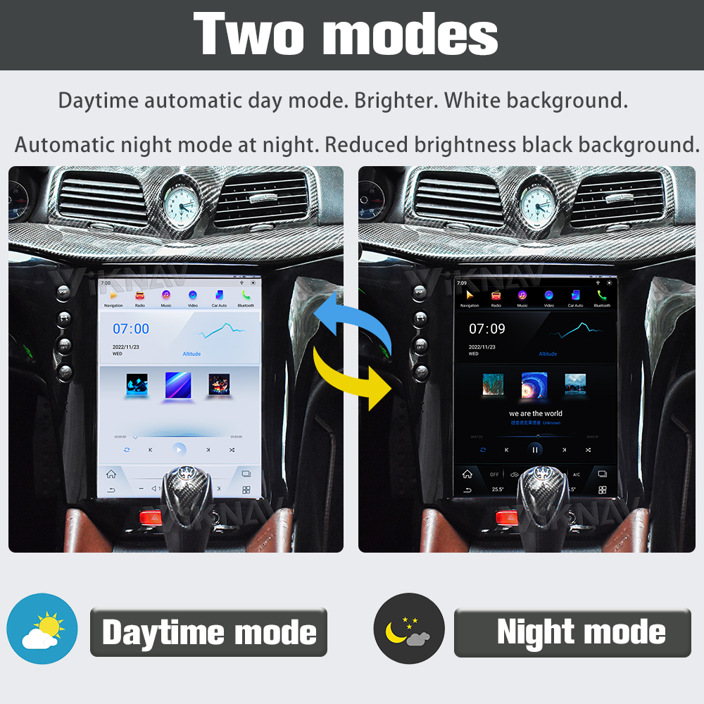 Android 11 13.6'' Touch Screen Car Radio For Maserati GT GC GranTurismo 2007-2017