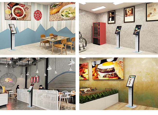 Self-Service Ordering Touchscreen Kiosk for Retail and Dining