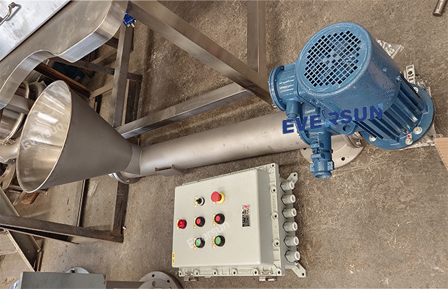 Customized Inclined Screw Conveyor With Adjustable Diameter And Speed