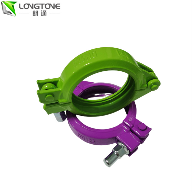DN125 Concrete Pump Pipe Clamp Forging steel Rubber Hose Clamp