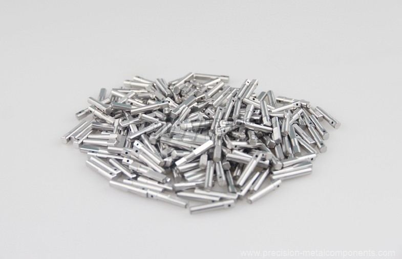 Precision automation components- Shaft left, Material 1.4034+S, hardness HRC50