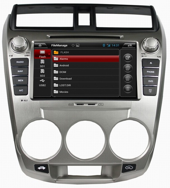 Ouchuangbo Android 4.2 DVD Player for Honda City 1.5L 2008-2012 GPS System iPod RDS Stereo Radio OCB-8059C