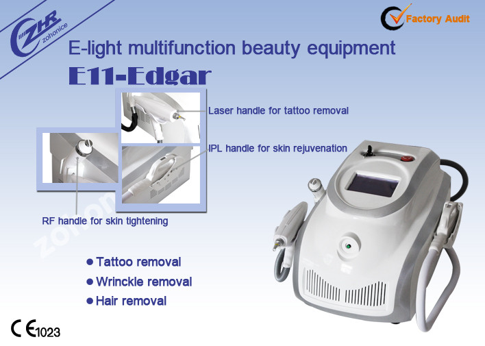 Long wavalength Multi Function Beauty Equipment IPL RF For Pigment Removal