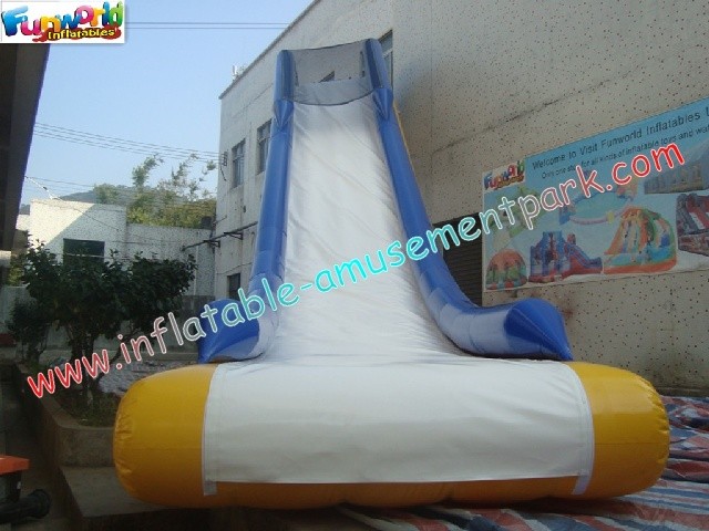 0.9mm PVC Tarpaulin Outdoor Inflatable Floating Slide For Sea