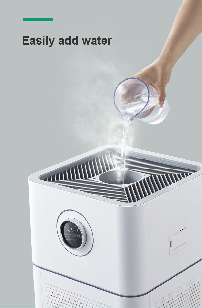 H11 H13 65dB Hepa Air Purifier Smoke Odor Sensor Office Home Use