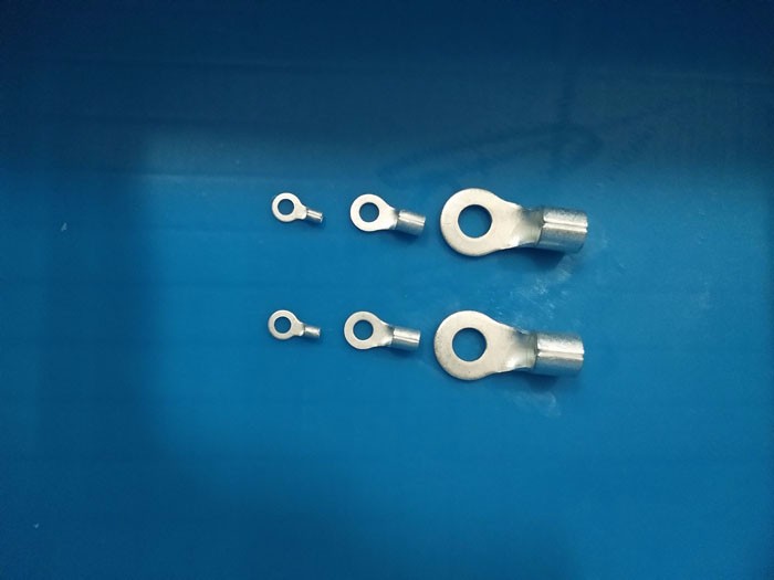 0.75mm 325mm Non Insulated Cable Ring Terminals Electrical Connector Ring