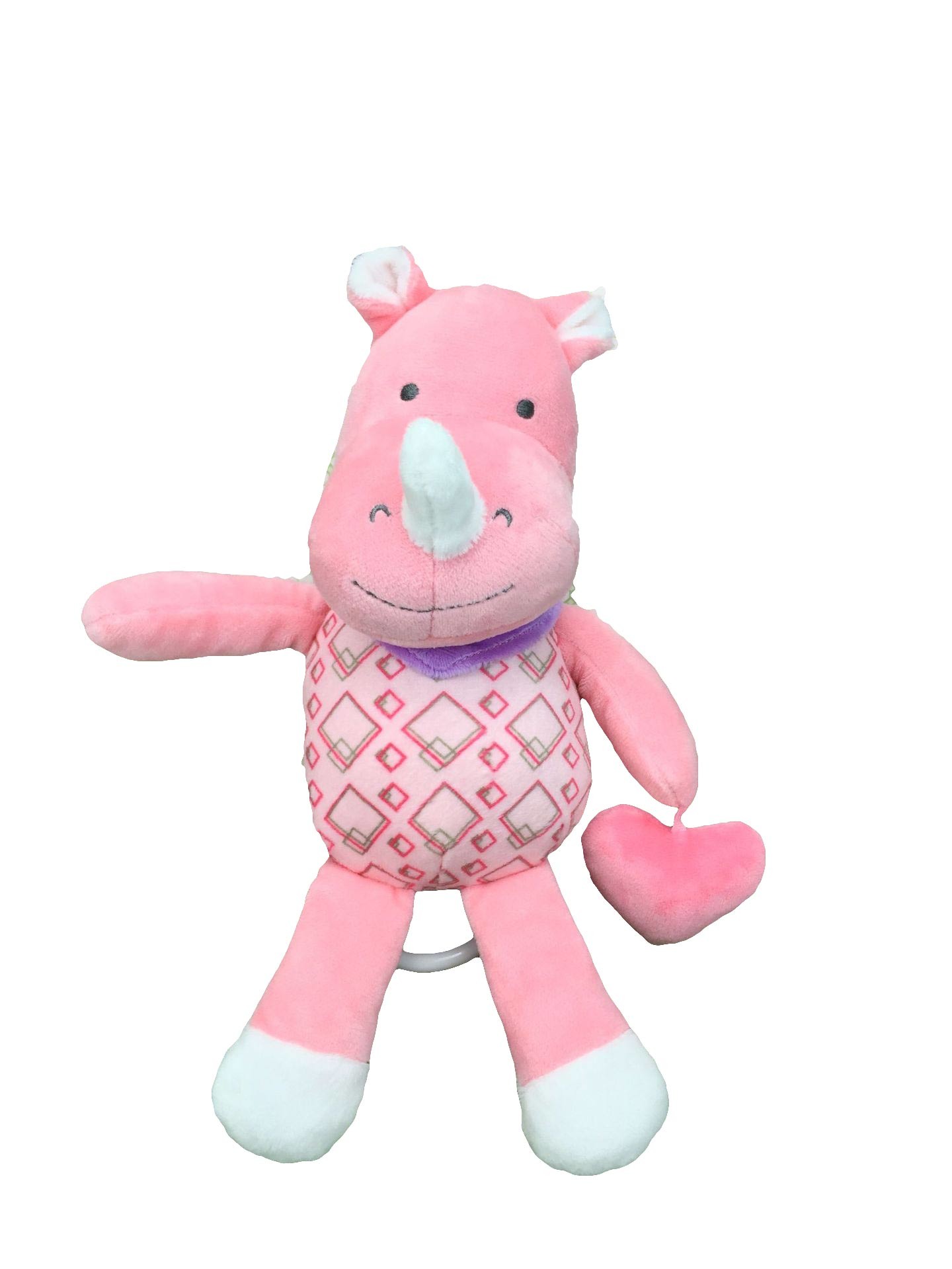 Baby Soothing Music Bell Animal Plush Dolls With Hanging Ring