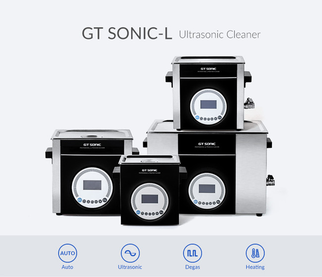Variable Frequency Heated Ultrasonic Cleaner Low Noise With LCD Display