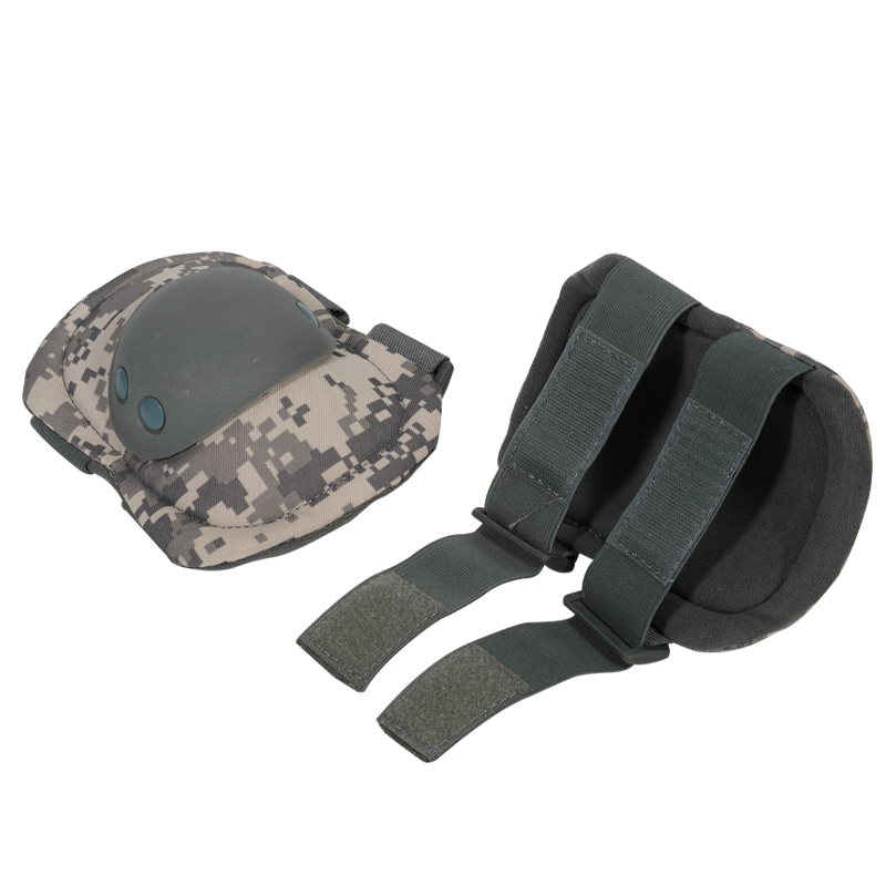 Breathable Camo Color Adjustable Elbow and Knee Pads Set for Adult Outdoor Activities