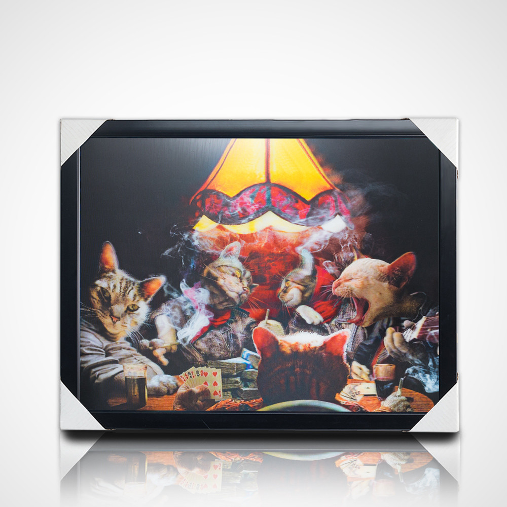 3D Poster with Popula Bank Images Lentcular Printing 3d Flip Effect Picture for Home Decoration