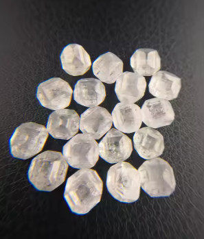 Synthetic uncut diamond HPHT white rough diamond lab grown diamond for jewelry vvs vs DEF