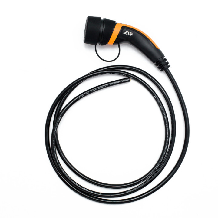 3.6KW 16A PBT ALLOY Type 2 Electric Car AC Fast Charger IEC 62196