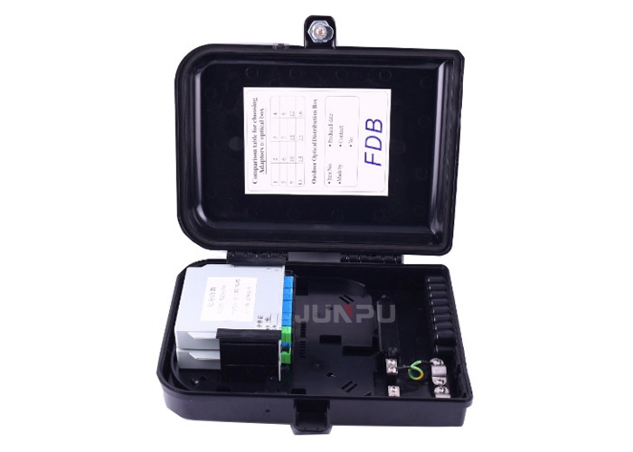 Junpu SC 16 Port Ftth Fiber Optic Distribution Box , Fiber Access Terminal Box