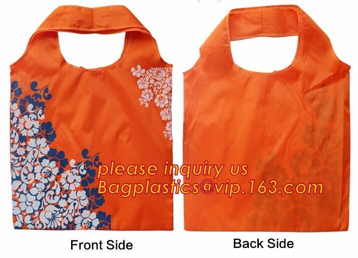 Outdoor Use 210D Sample Shoe Polyester Drawstring Bag,fashionable pattern printing polyester foldable shopping bag PACK