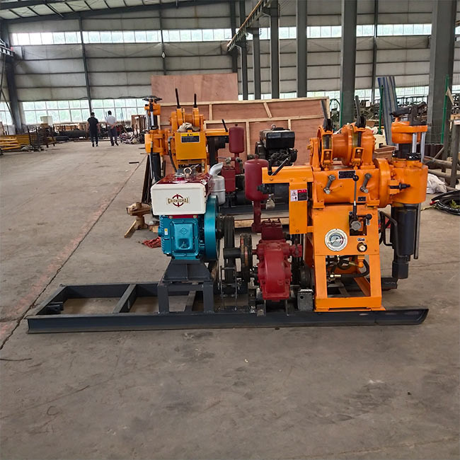 CE 130m Depth Waterwell Drilling Rig Hydraulic Borehole Drilling Machine HZ-130Y