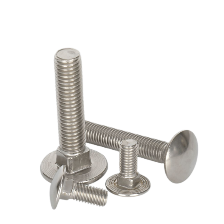 GB Standard Stainless Steel Carriage Bolts Zinc Finish Square Neck Bolts Mushroom Head