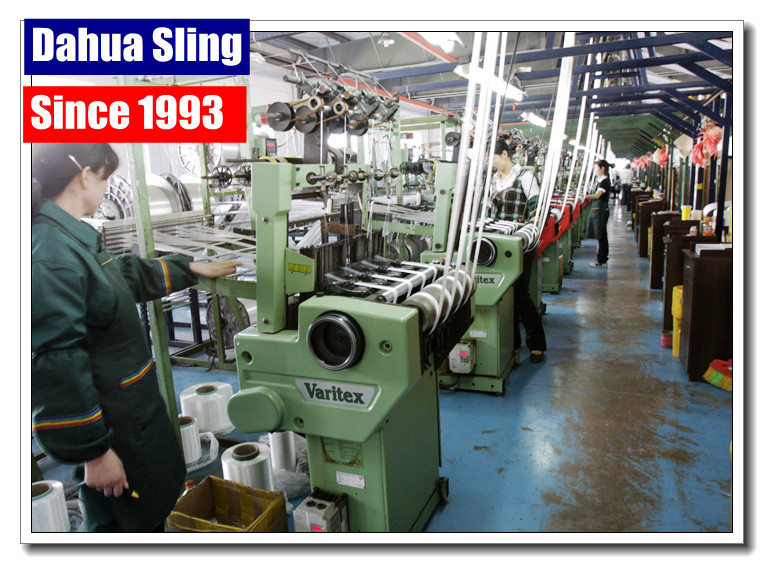 Duplex Flat Lifting Slings Safety Lifting Belt 5 Ton Wide Bearing Surface