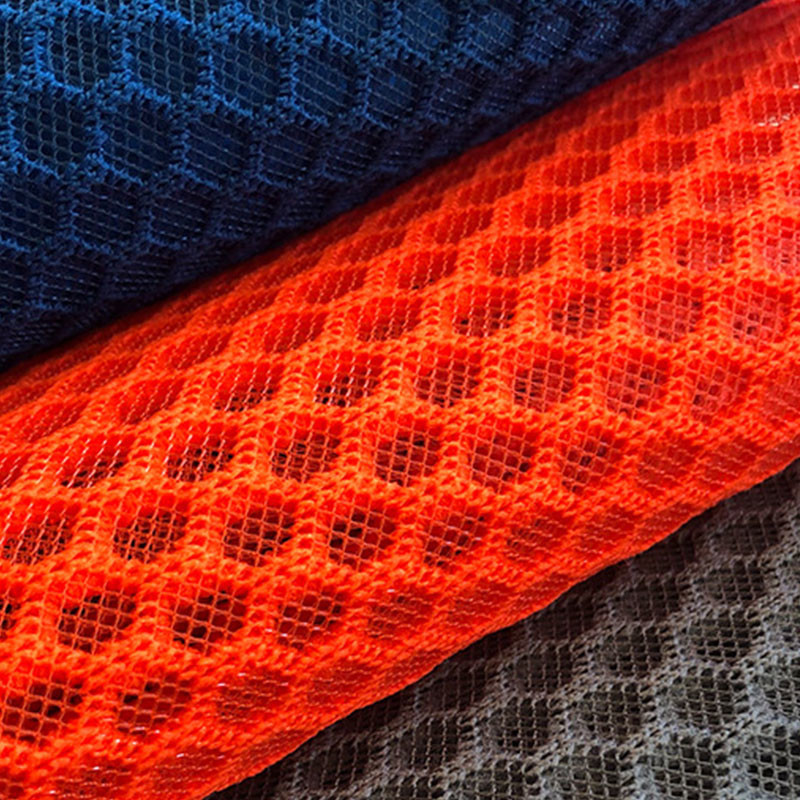 100% Polyester Recycled Polyester Mesh Knitted Airmesh 3D Mesh Material