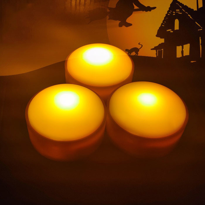 Orange LED Lights Halloween Jack-O-Lantern Outdoor Pumpkin Decorations With Remote / Timer