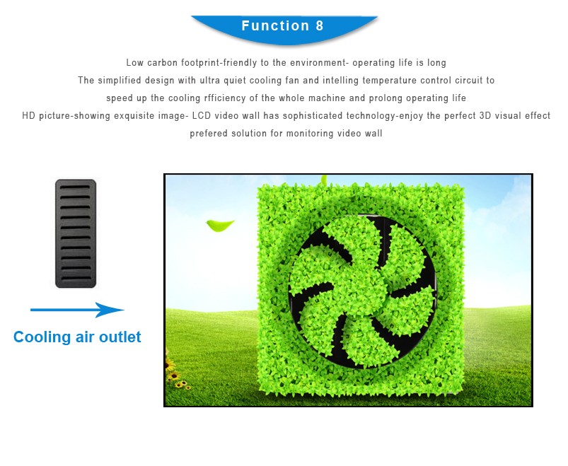 High Performance 46 Inch Digital Wall Display , Multiple Splicing Video Wall Panels