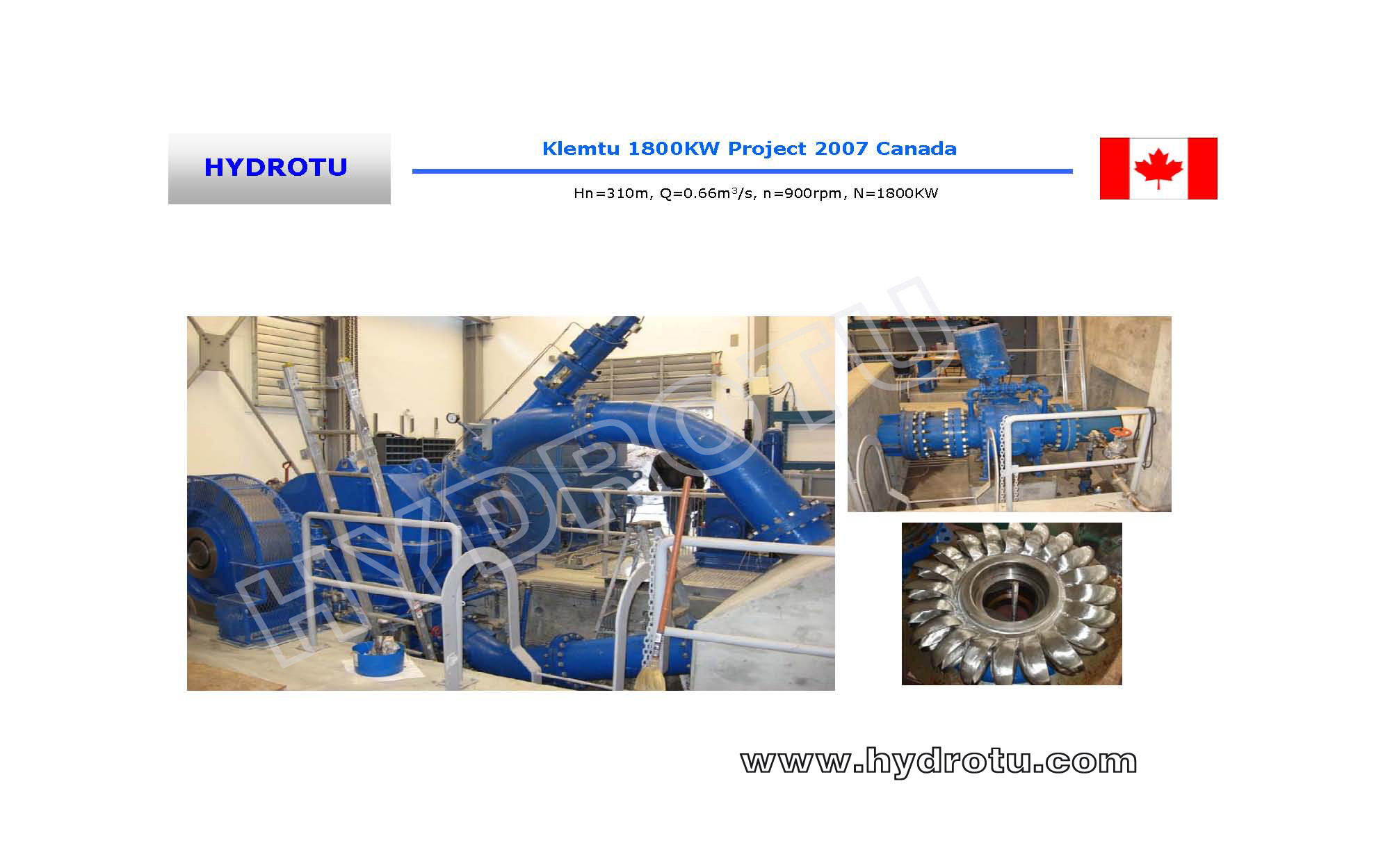 Small Horizontal Shaft Pelton Hydro Turbine / Pelton Water Turbine With One Or Two Nozzles