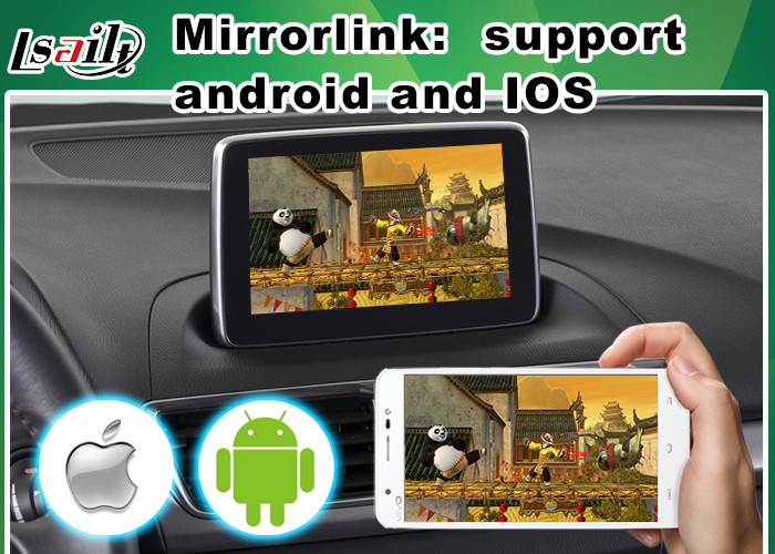 Lsailt Android Video Interface for Mazda CX-5 2017-2020 Car MZD System with GPS Navigation Mirror link Youtube