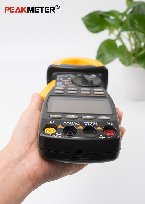 Passive Frequency Harmonic Power Factor And AC RMS Active Hand-held Digital Clamp Meter
