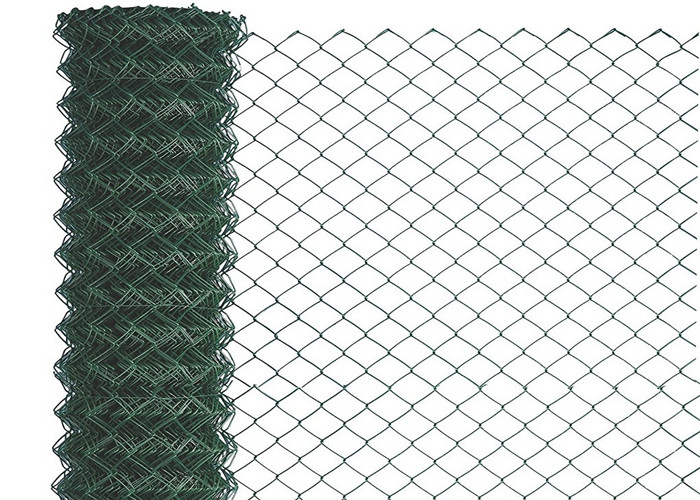 ODM Smooth Surface Diamond Chain Link Fence 5x5 Inch PVC Coated
