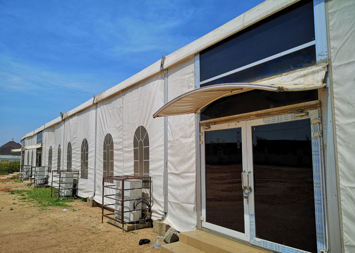 White PVC Fabric 20x50m 2000 Seaters Church Event Marquee Tent