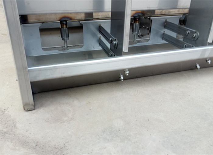 Fatten Pig Farm Equipment Dry And Wet Stainless Steel Double Side Feeder 8 Holes