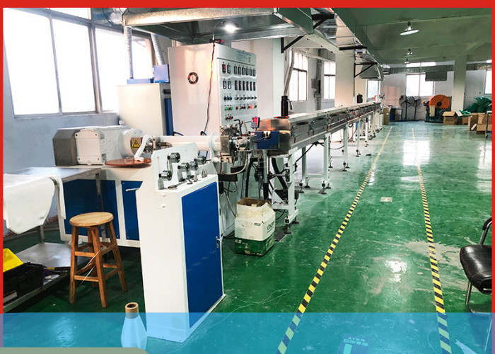 15kw 90kg/H Wire Manufacturing Machine Silicone Cable Extrusion Line