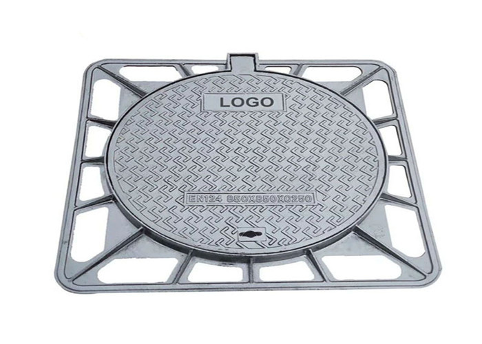 Round Ductile Cast Heavy Duty Manhole Covers Epoxy Coating Anti Corrosion