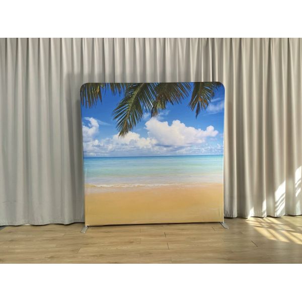 8X8ft Pillowcase Backdrop One Stand Four Fabric Covers Photo Booth Display