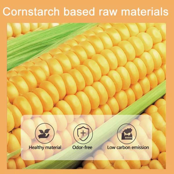 9in 10in Round Cornstarch Disposable Plates Biodegradable Round Plate Tableware