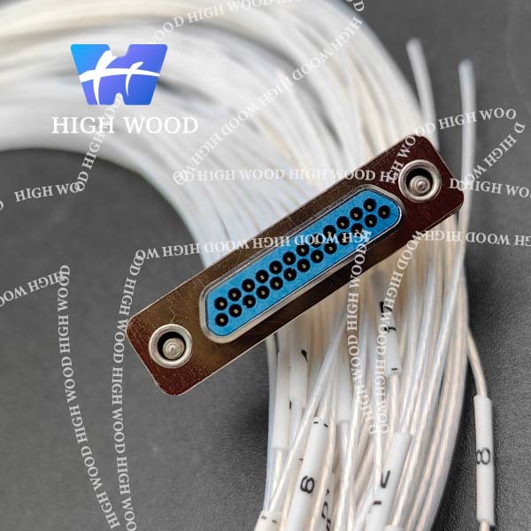 J30J SERIES MICRO-D Rectangular Connectors, J30J-25TJL -1000 Length1000mm