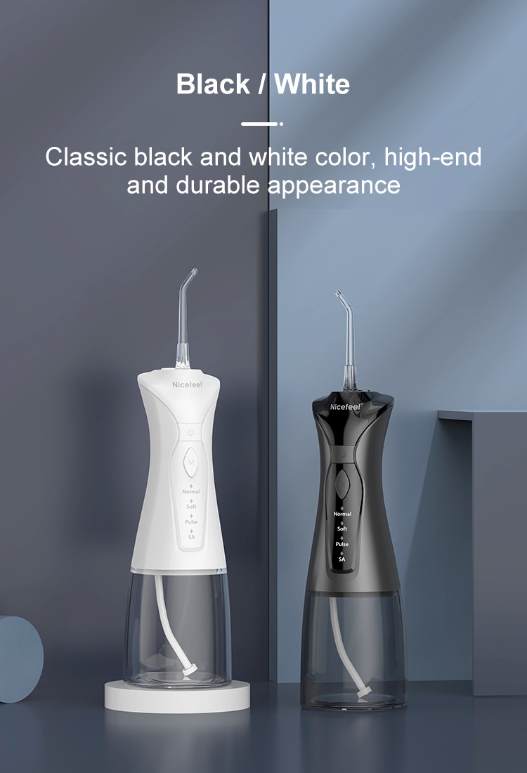 300ml Cordless Nicefeel Portable Oral Irrigator Dental Care With Nozzels