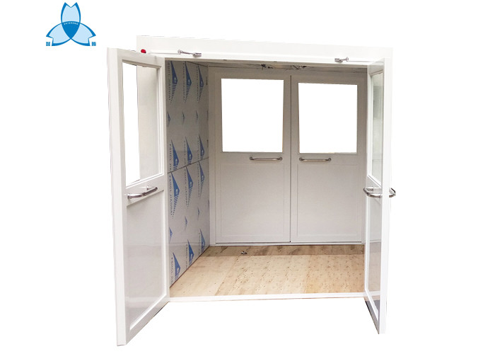 Double Door Big Cargo Air Shower Pass Box Without Air Shower , 920*660*1400mm