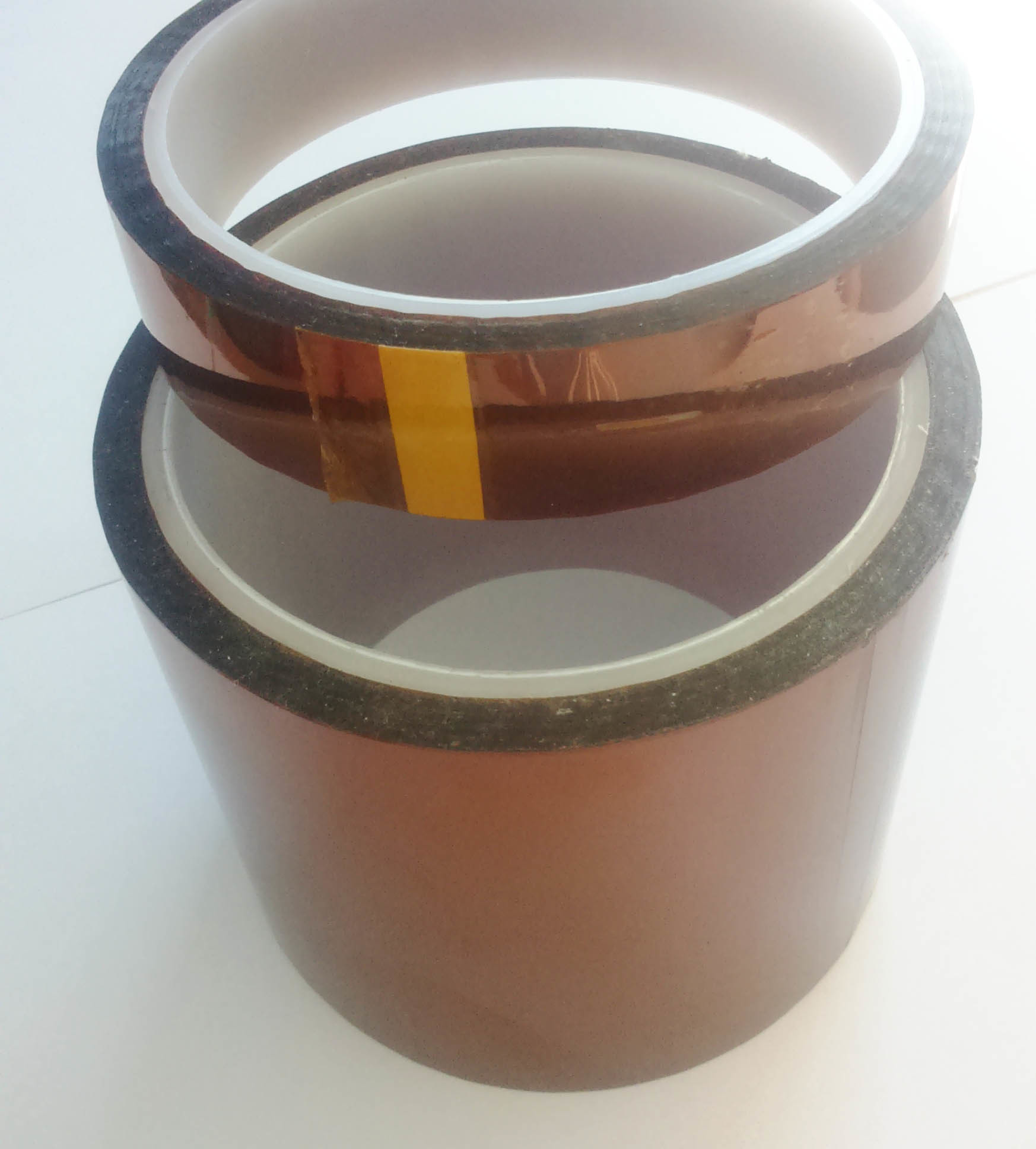 Silicone Adhesion Double Sided Polyimide Tape Bearing Temperature From -452F To 500F