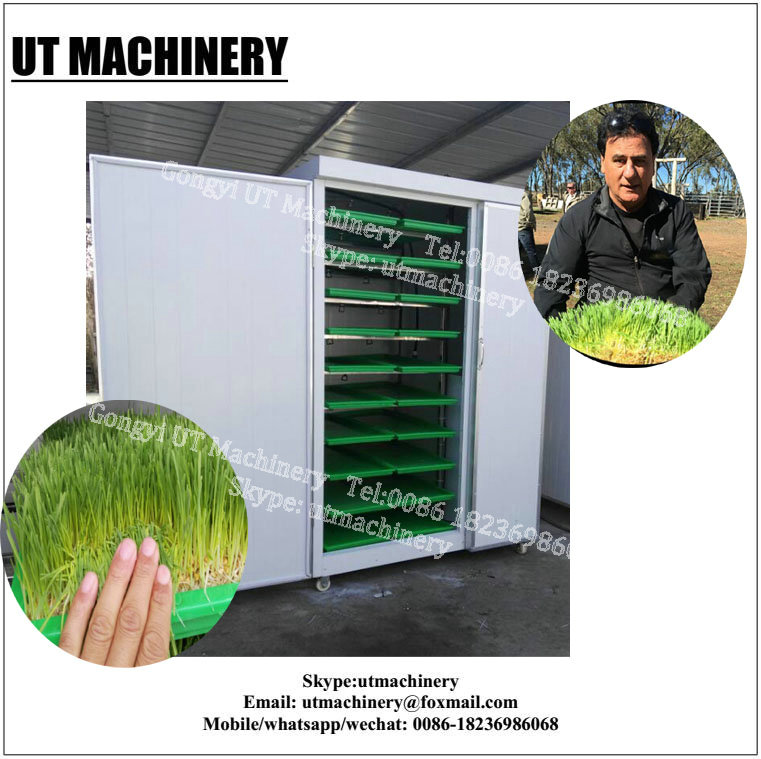 64pcx Sprout Box Commercial 40 HQ Hydroponic Fodder System Container for Farm Growing