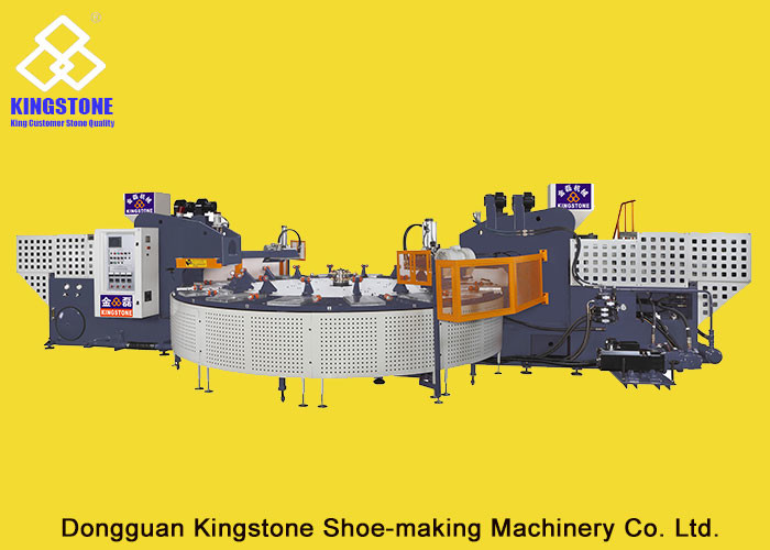 2-3 People Automatic Rotary Shoe Sole Making Machine For EVA Cold Shot Products