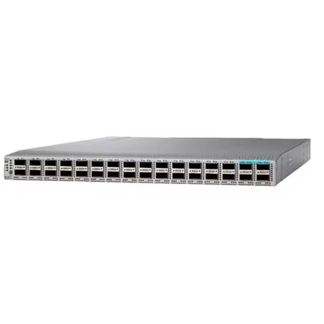 9300 Series Network Switch N9K-C9336C-FX2 with 128 GB SSD Drive and Stackable Design