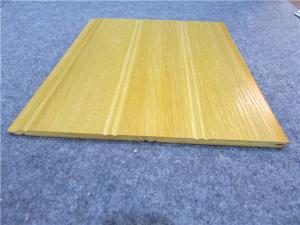 Buy cheap Yellow PVC Sheets For Walls / UPVC Wall Sheeting / WPC Roof Panels product