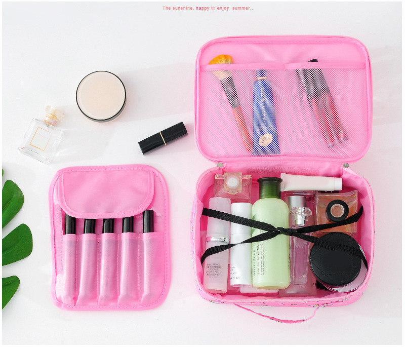 Portable Biodegradable Large Travel Toiletry Cosmetic Bag