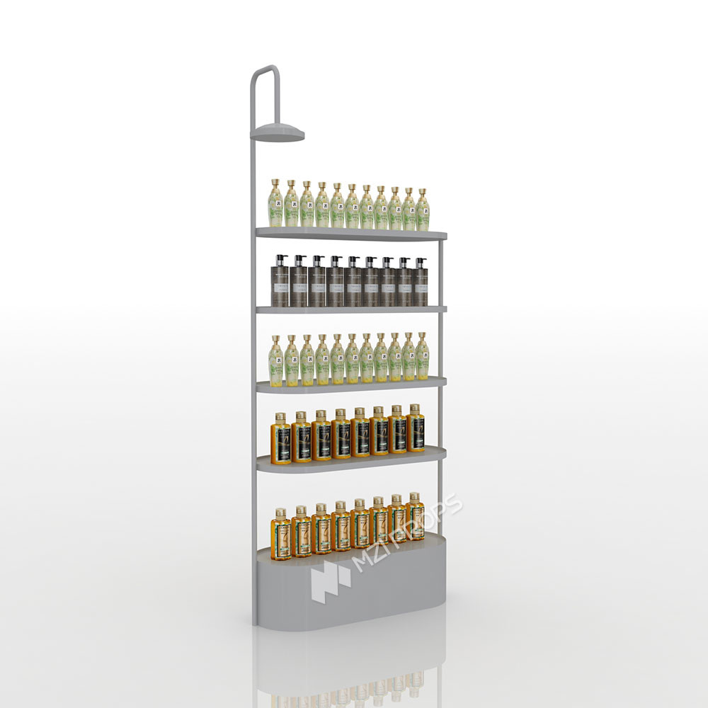 Skincare Shop Display Furniture Cleaning And Maintenance Transparent Shelf For Retail Store Design And Cosmetic Store Fixtures