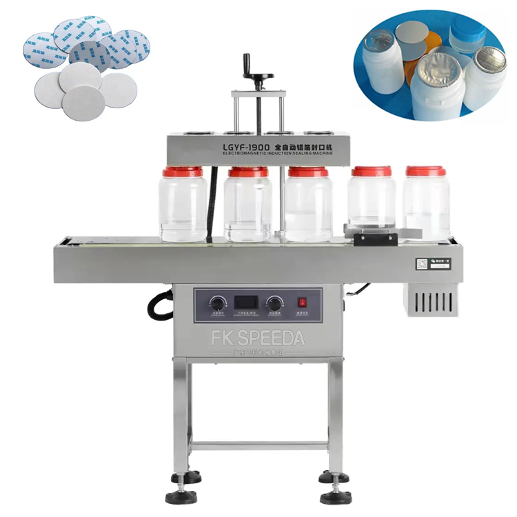FK-6000 Small Continuous Plastic Skincare Bottle Induction Sealer for Aluminum Containers