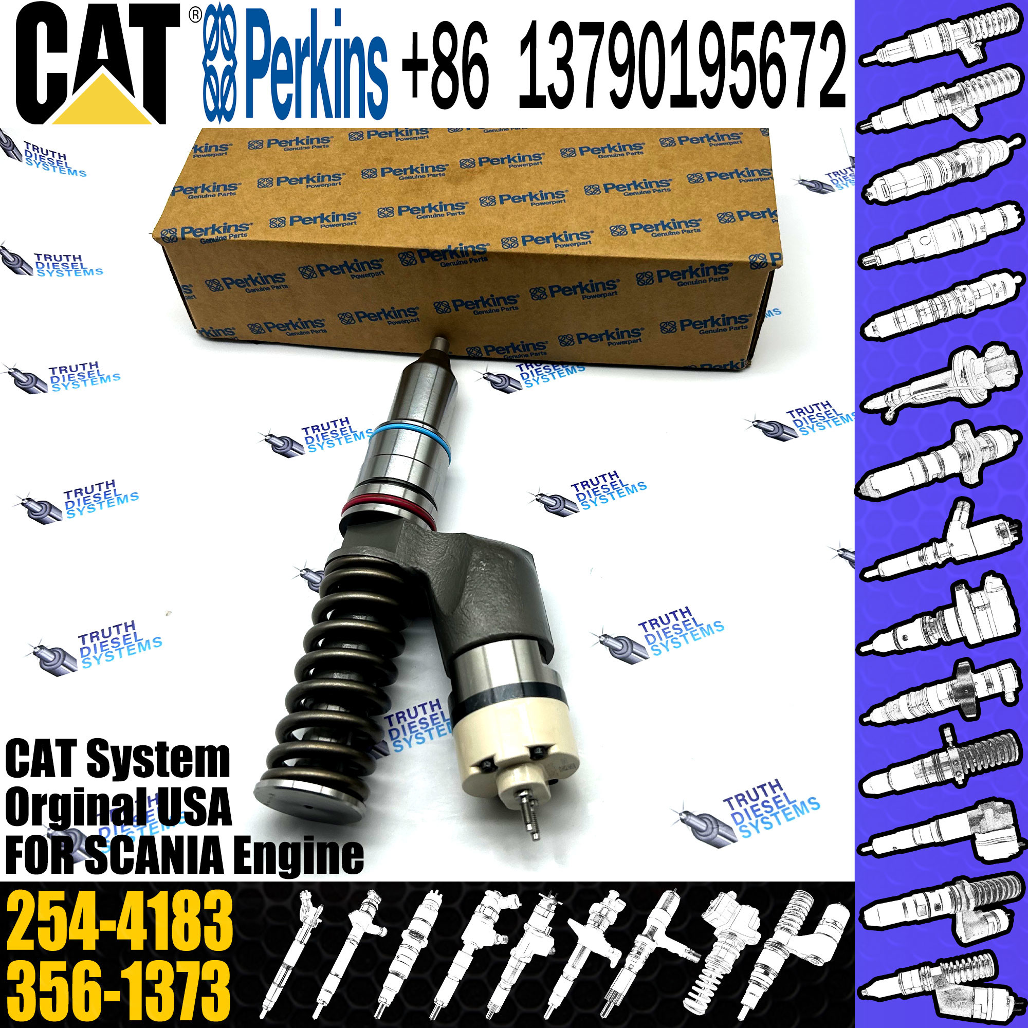 C15 C18 Diesel engine 2915911 211-3028 253-0615 254-4183 289-0753 Fuel Injector