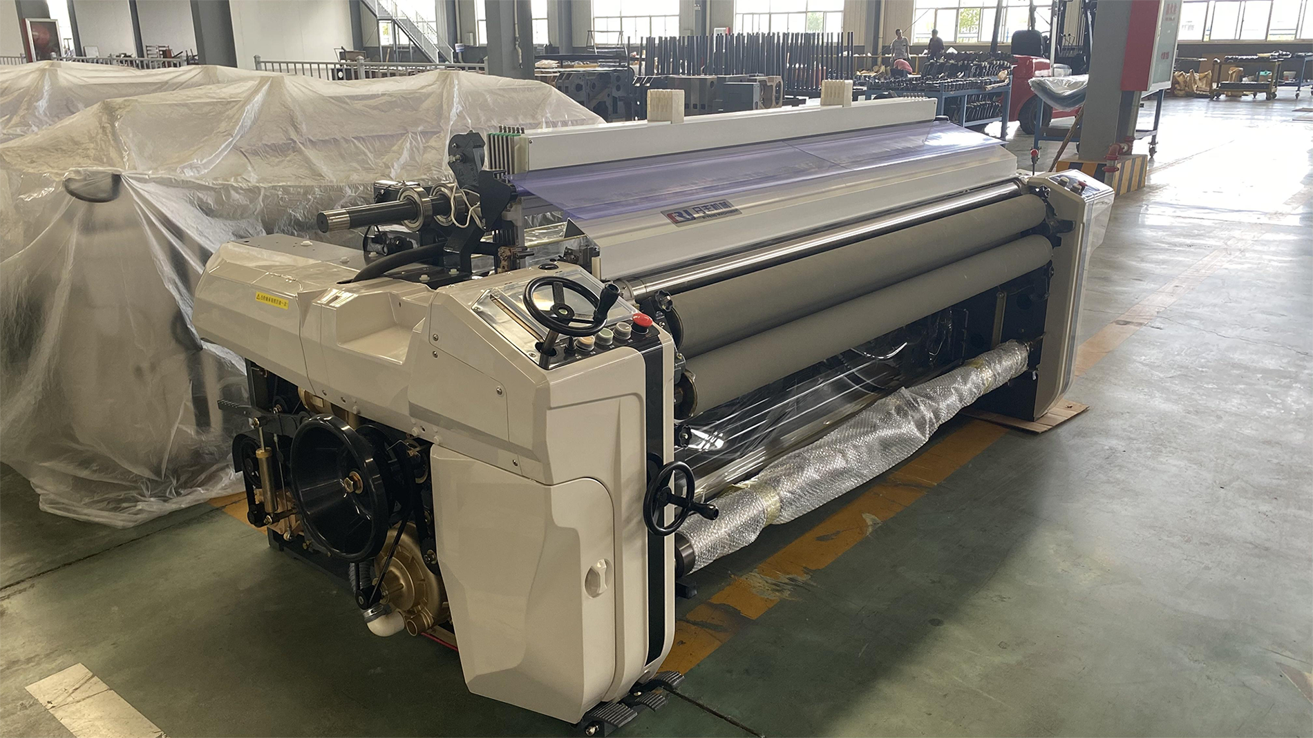 Electronic Cotton Fabric Air Jet Looms Mechanical Weaving Technology 1000 RPM