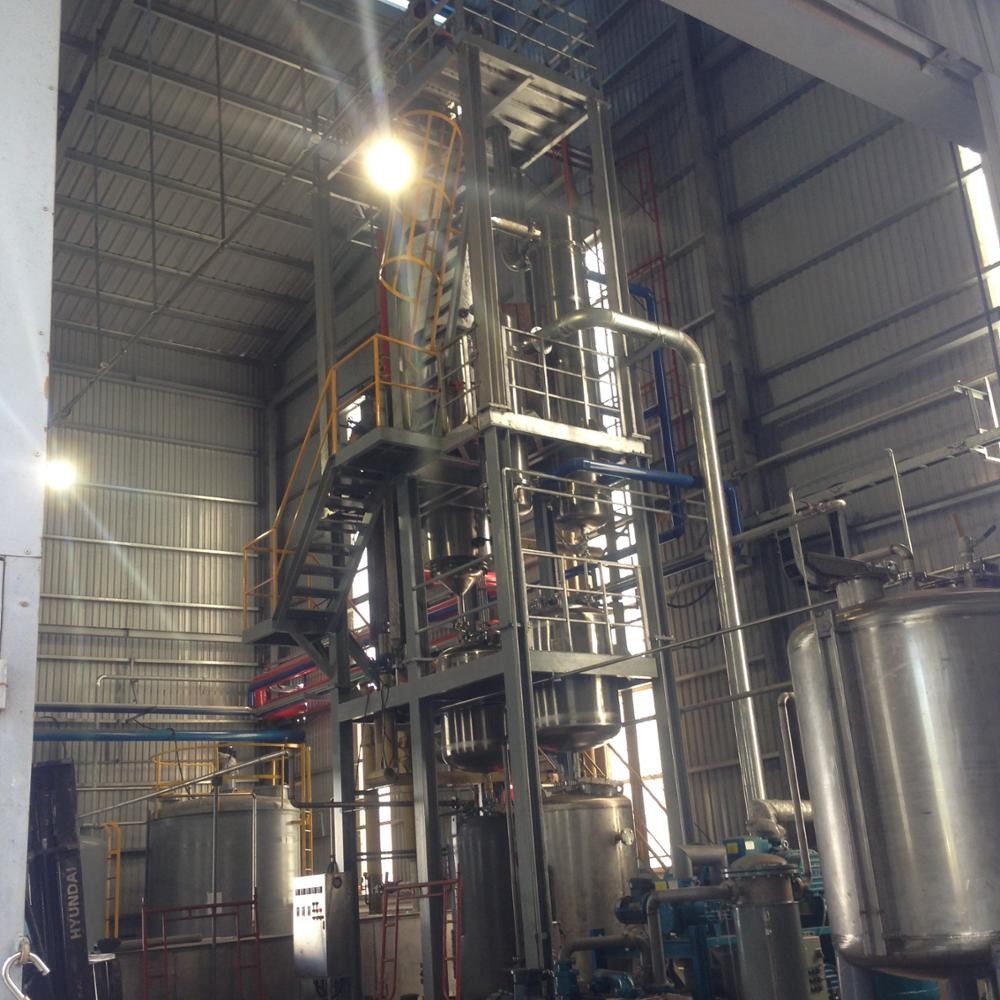 Water Cooled Thin Film Evaporator With Evaporation Rate 100 - 1000L/H
